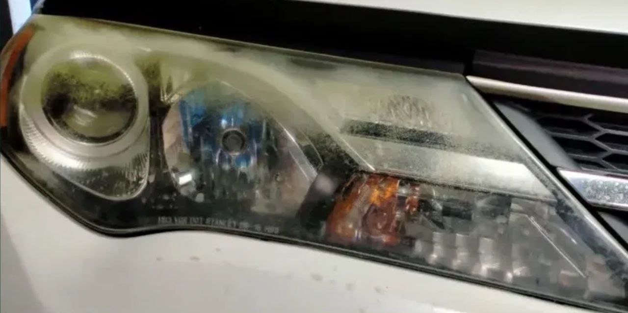 Matowy lakier przed polerowaniem